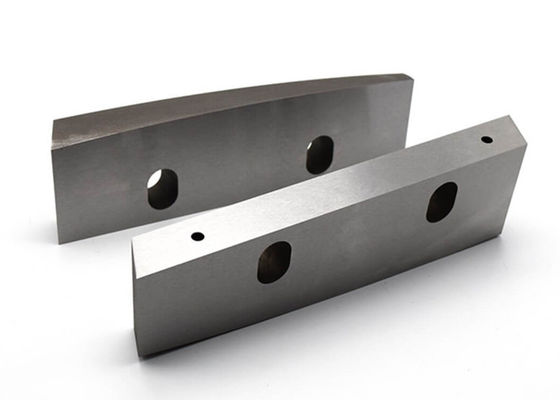 Grube noże nożycowe ze stali nierdzewnej Materiał H13k w linii do recyklingu metalu